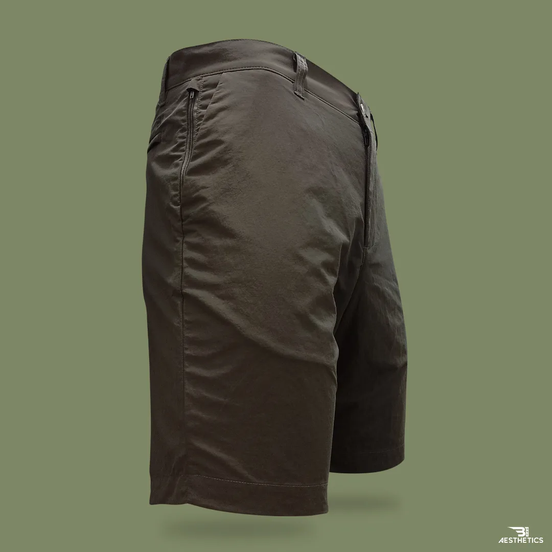 umber chino shorts