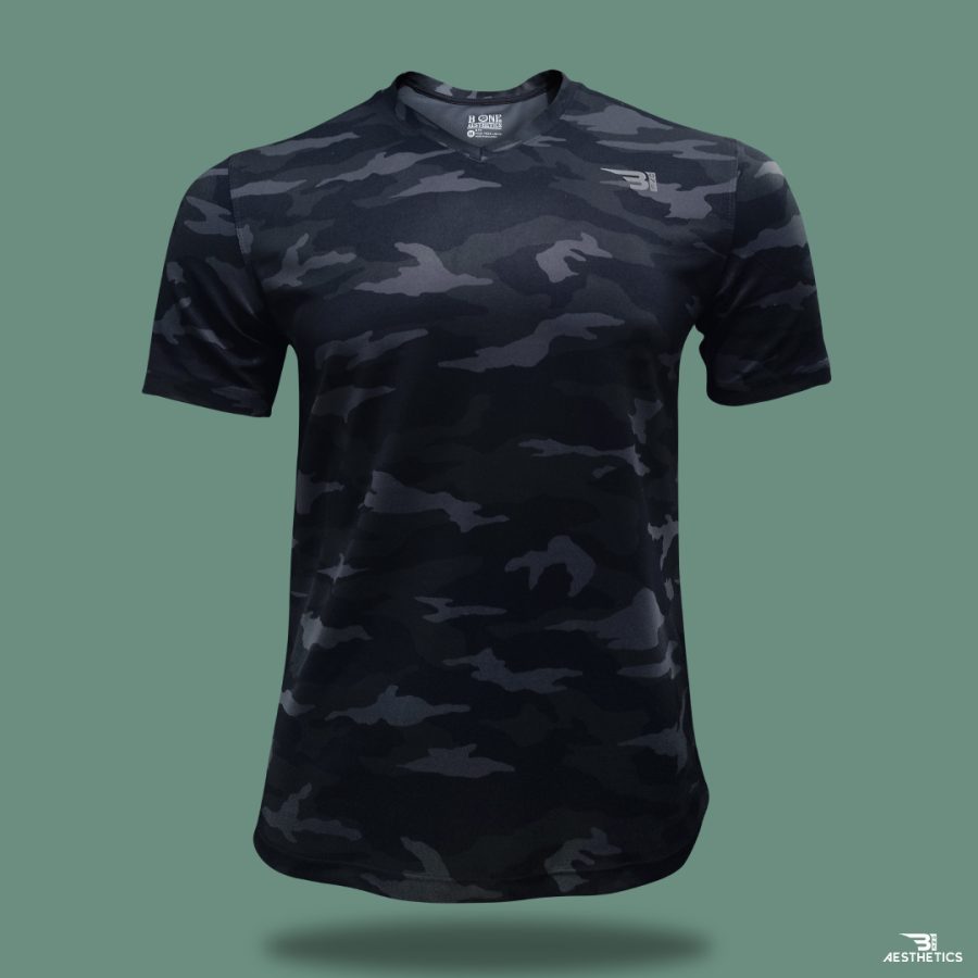 camo classic V-neck t-shirt