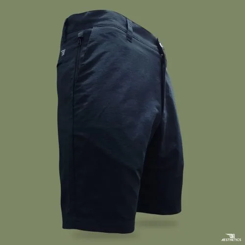 dark blue chino shorts