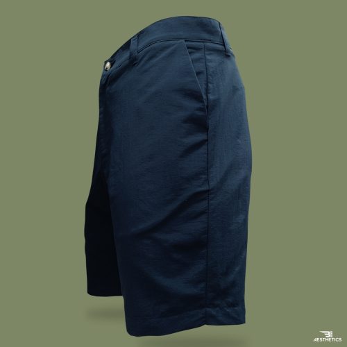 dark blue chino shorts