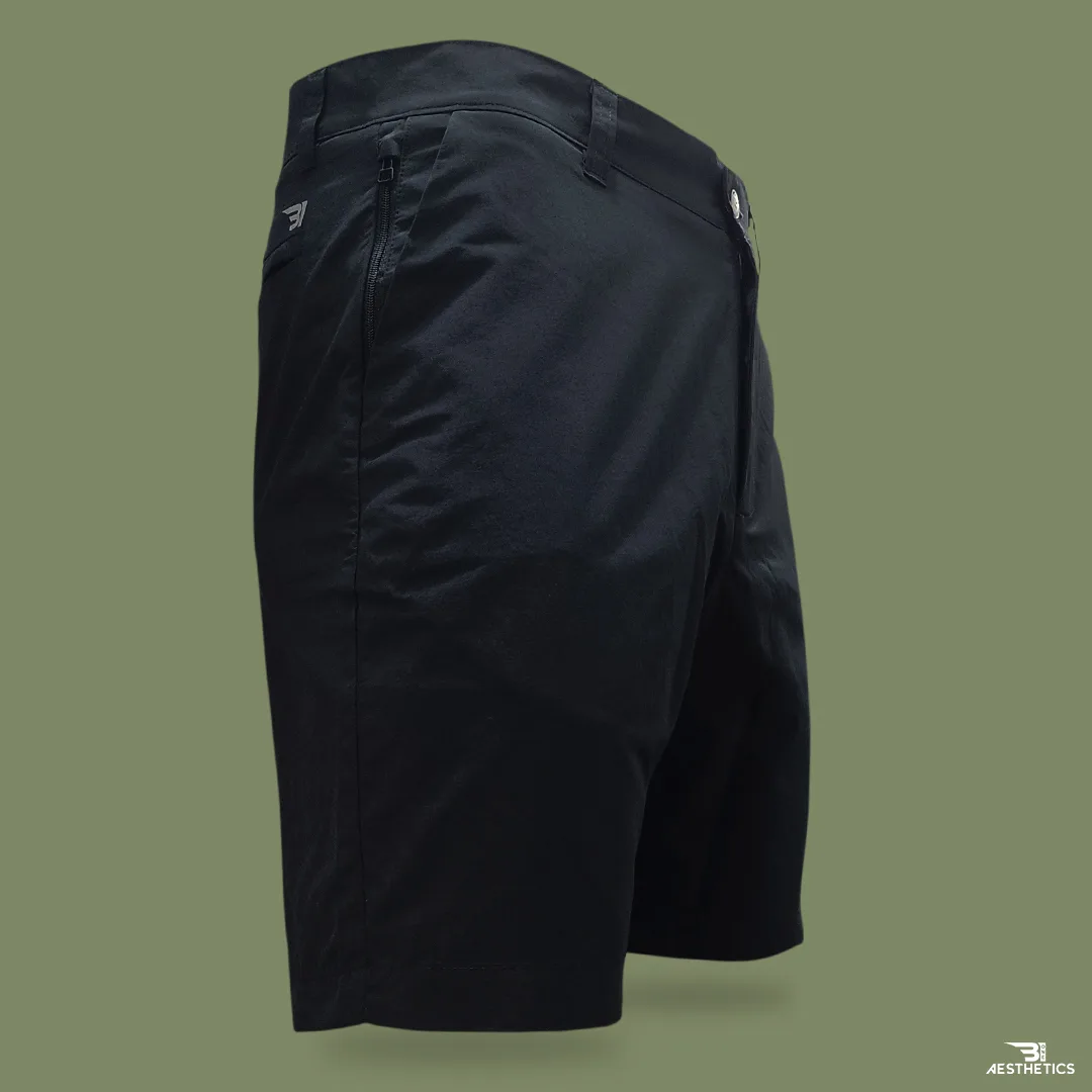 Gray chino shorts