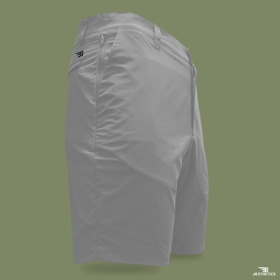 white chino shorts
