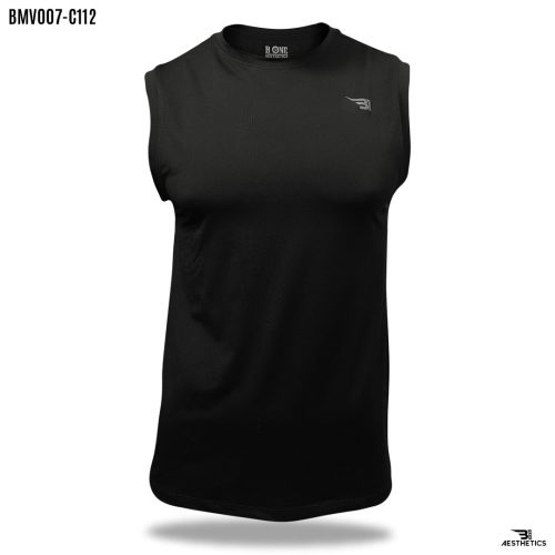 men's black arm cut