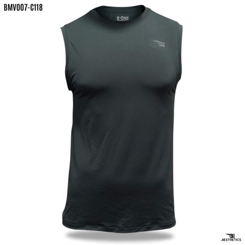 men's gray arm cut