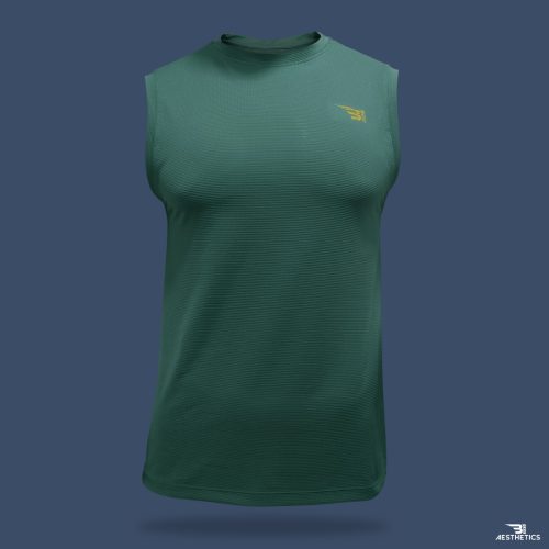 dark green sleeveless tank top