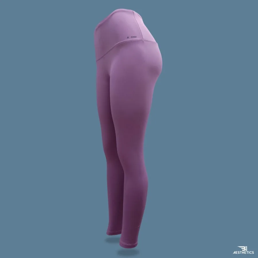 B1 purple high rise leggings