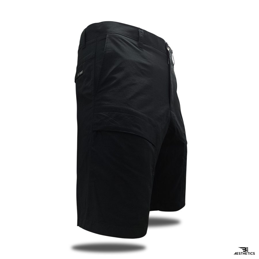 black micro combat shorts