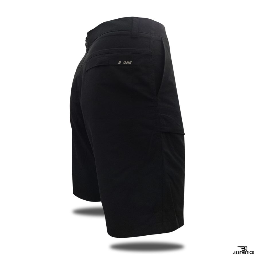 black micro combat shorts