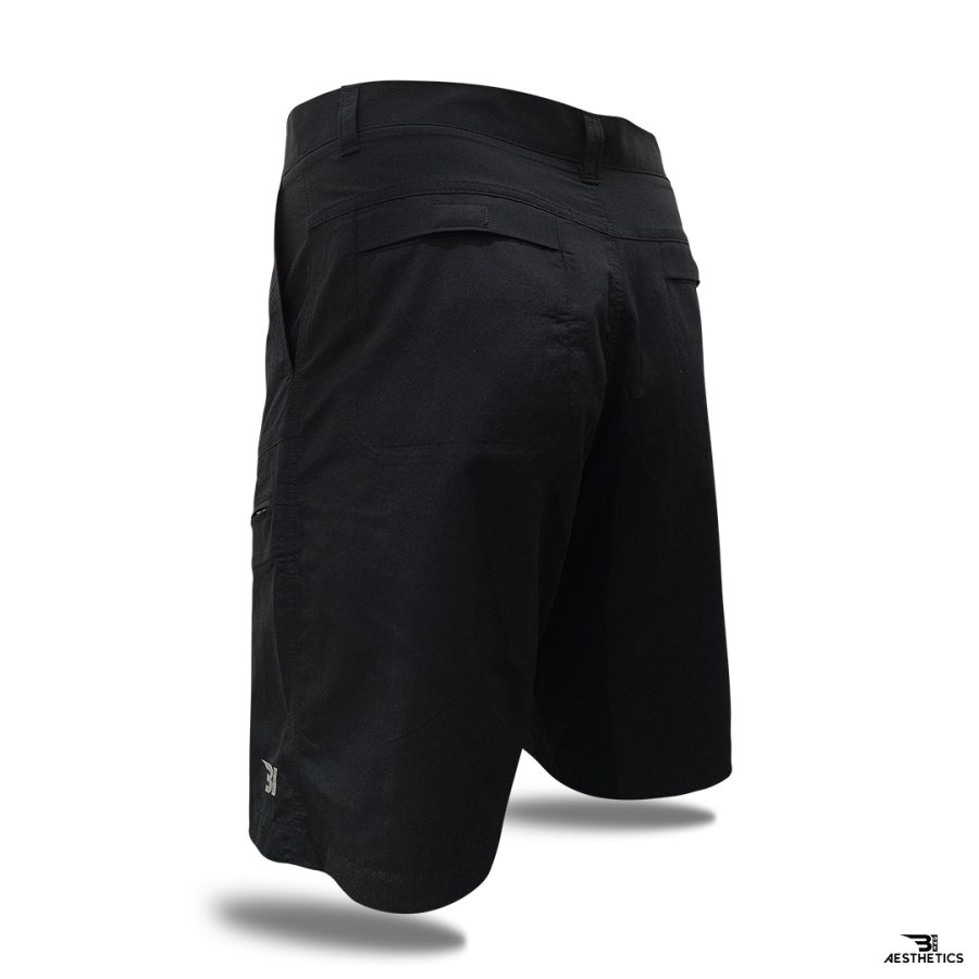 black micro combat shorts