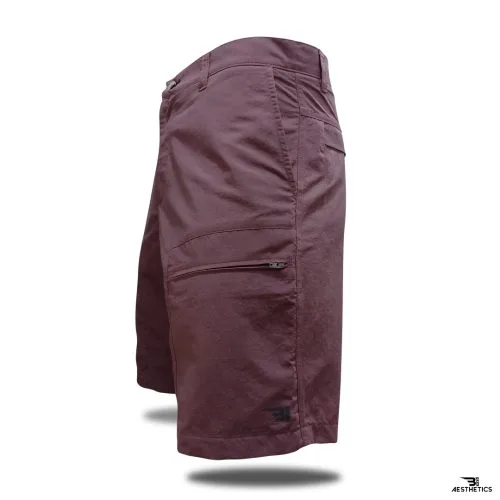 maroon micro combat shorts