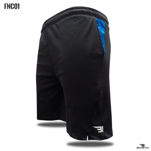 blue side contrast shorts