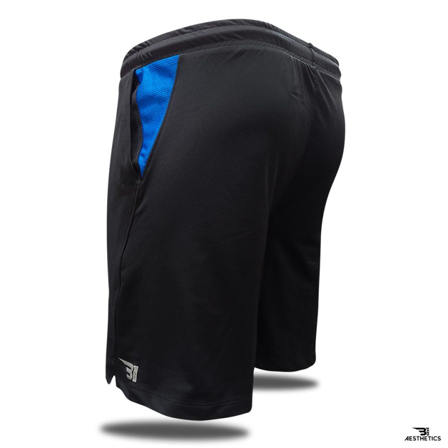 blue side contrast shorts