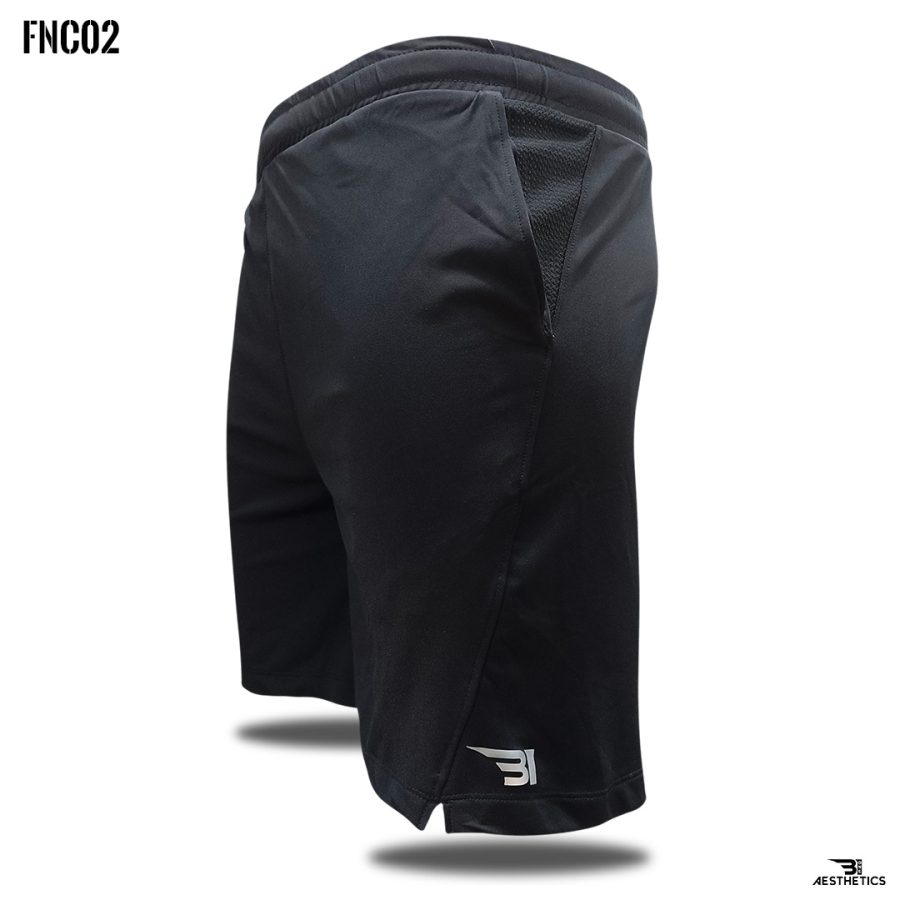 black side contrast shorts