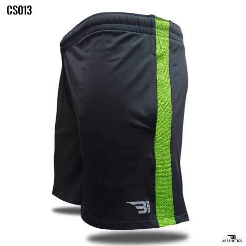 black checkered shorts ( neon-green stripe )