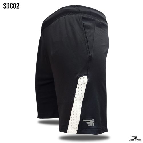 white front contrast shorts