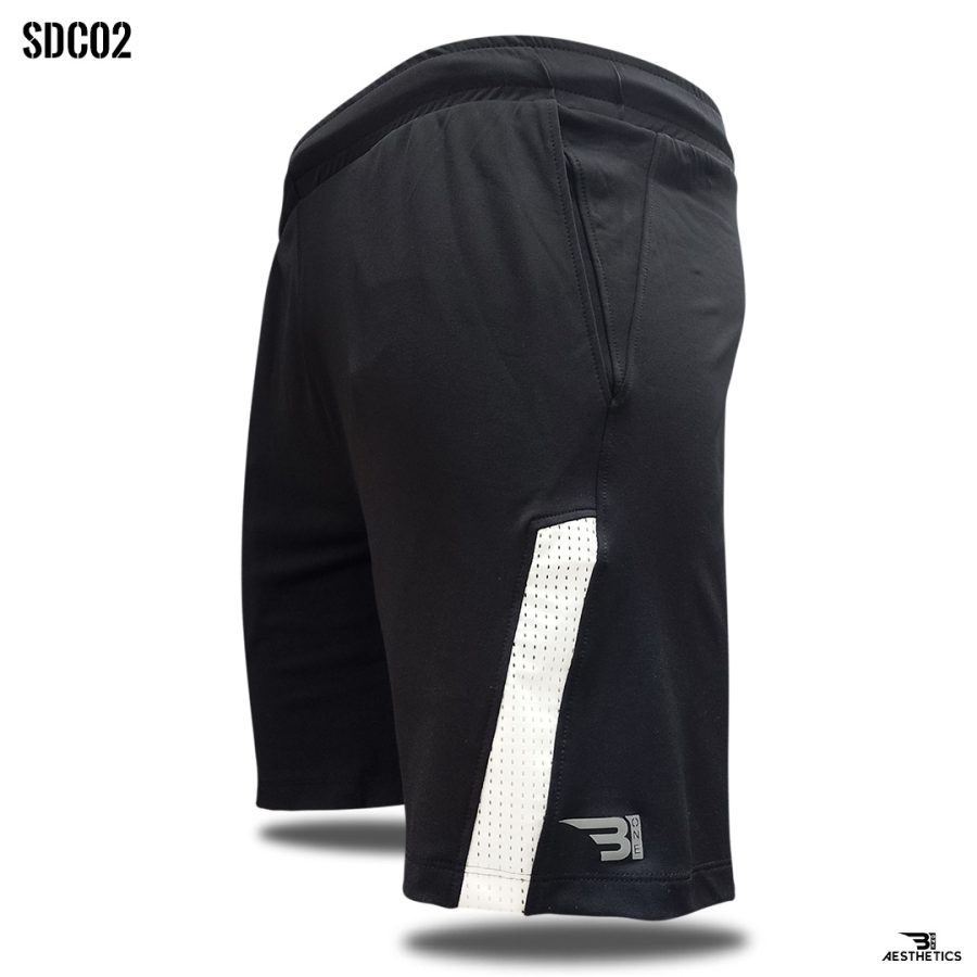 white front contrast shorts