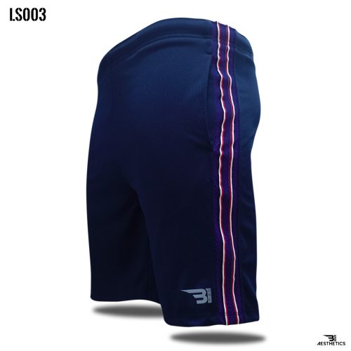 stripe short ( black/ red )