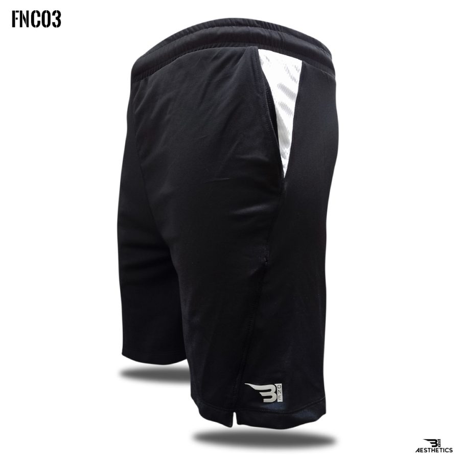 white side contrast shorts