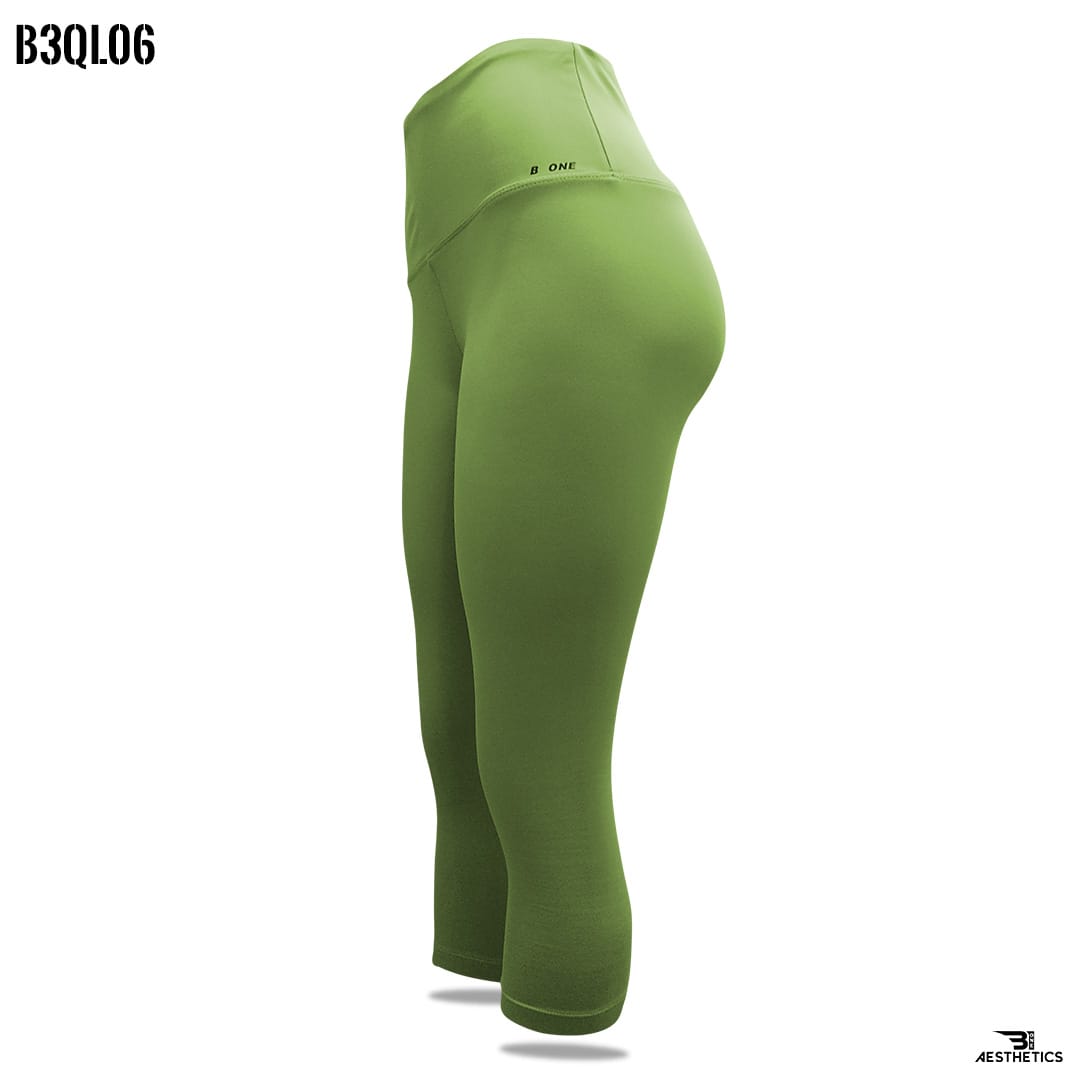 Dark Green Knitted Solid Tights main image 1
