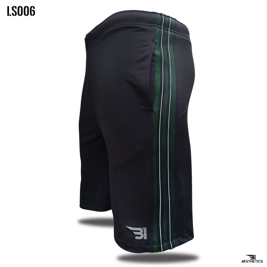 Black Stripe Short ( Dark-Green Stripe )