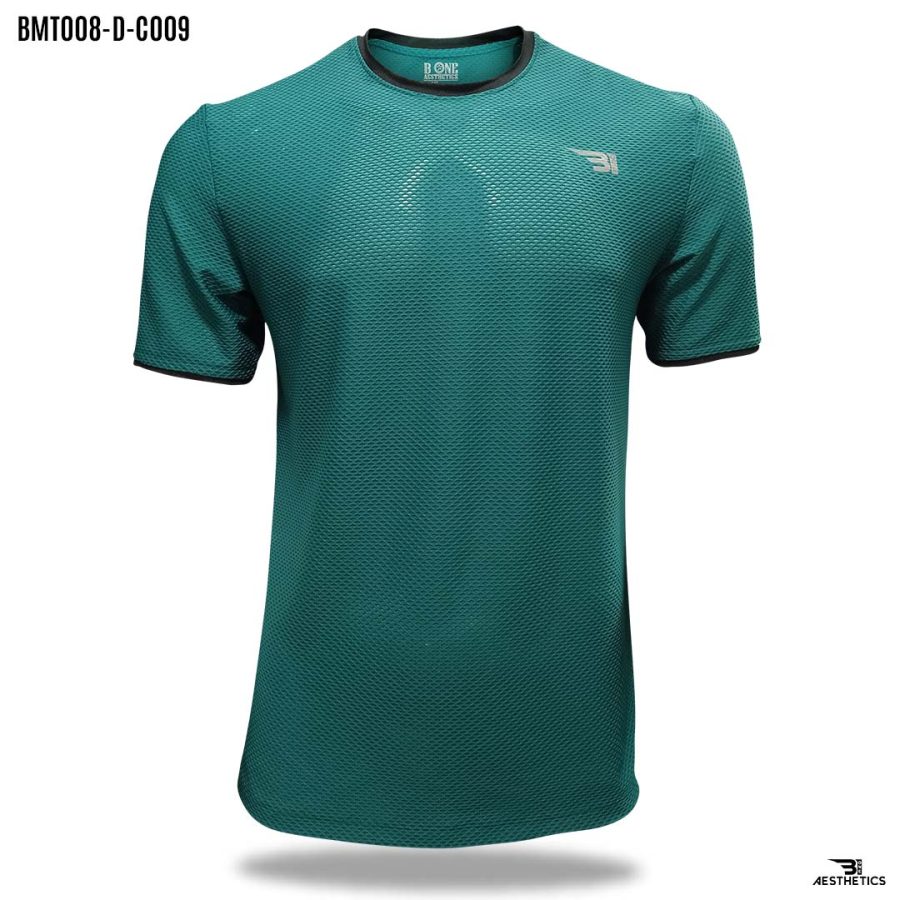 dark green crew neck t-shirt