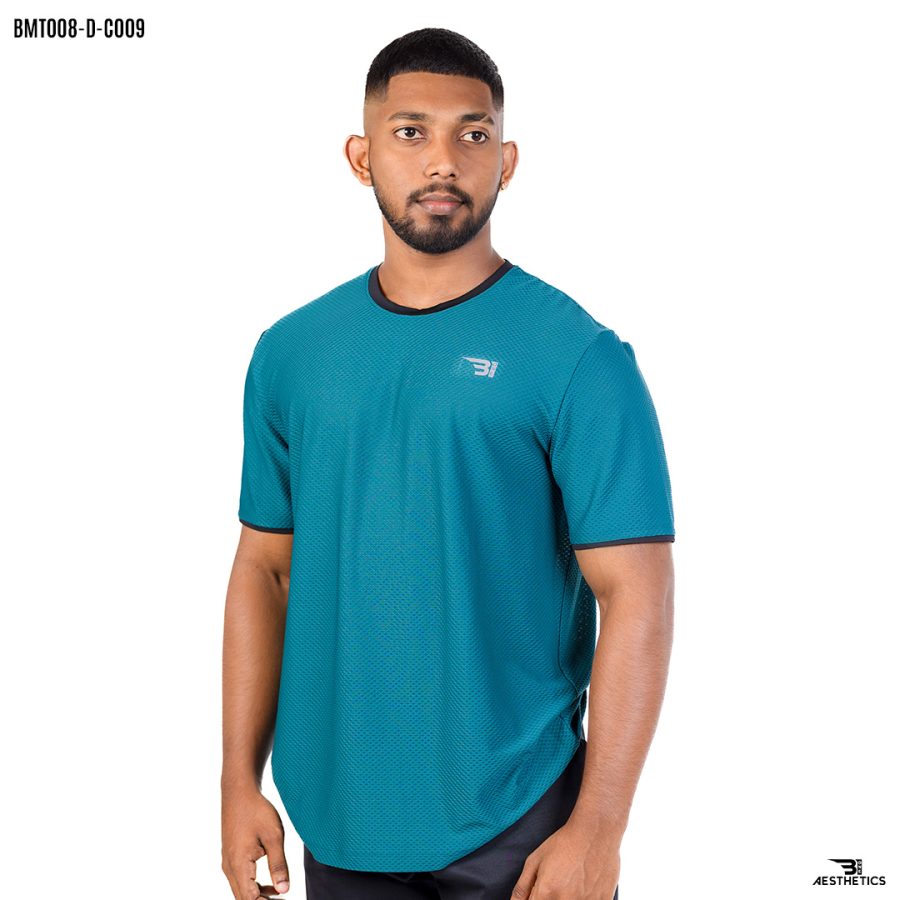 dark green crew neck t-shirt
