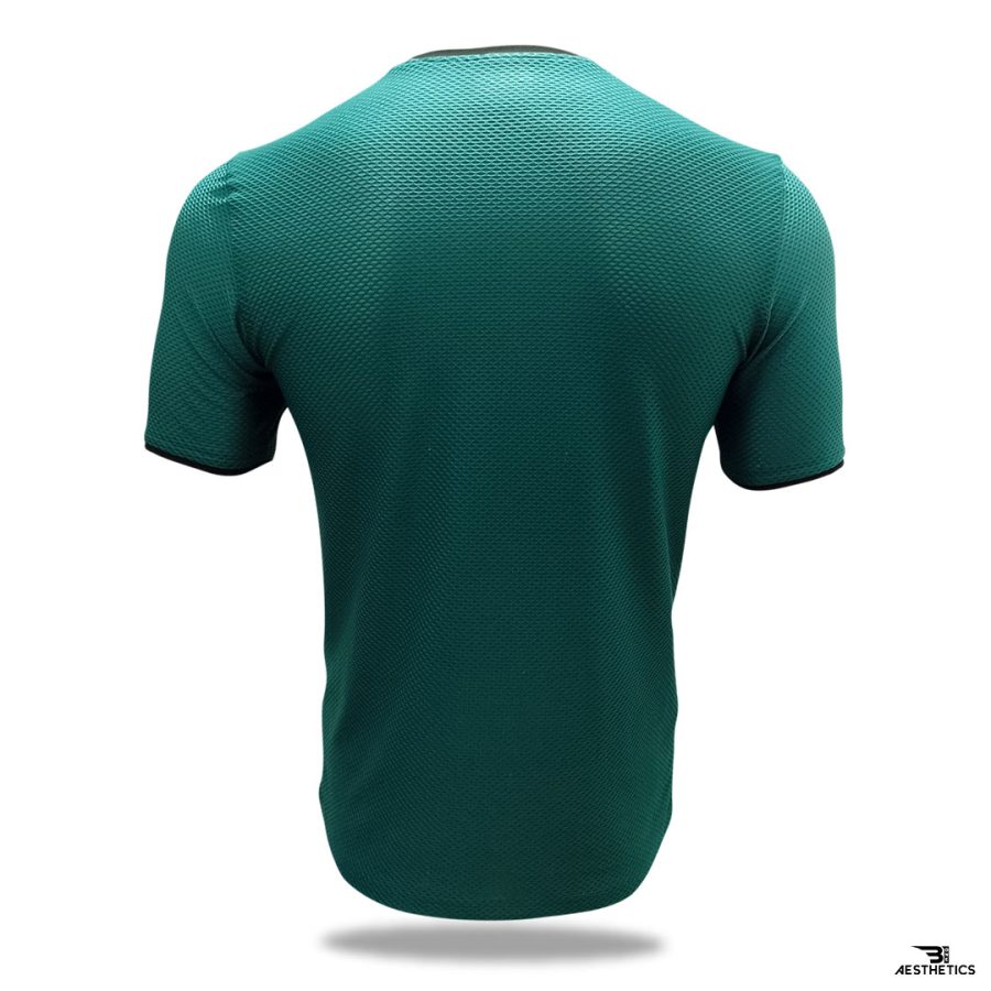 dark green crew neck t-shirt