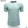 light cyan crew neck t-shirt