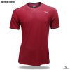 red crew neck t-shirt