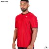 red crew neck t-shirt