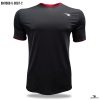 black crew neck t-shirt