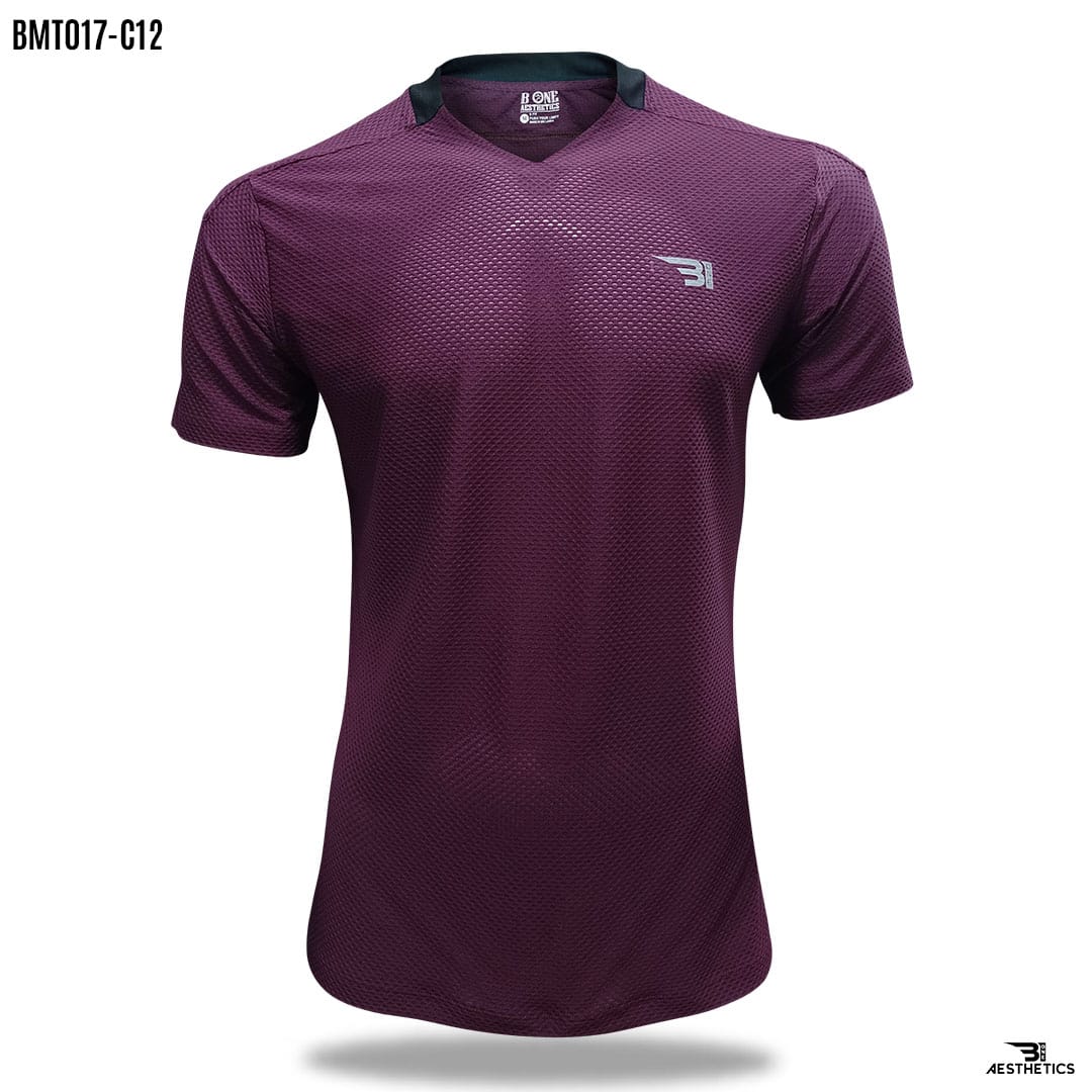 violet V-bond t-shirt
