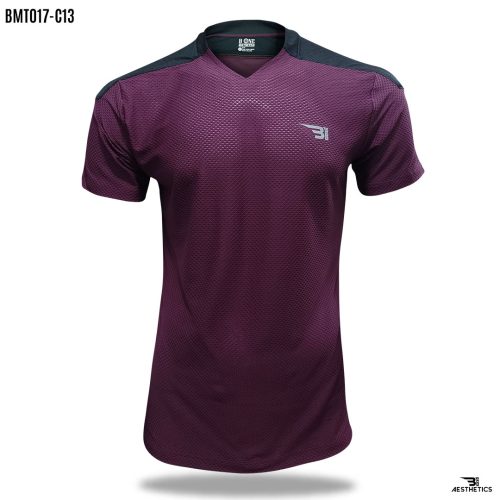 violet V-bond t-shirt