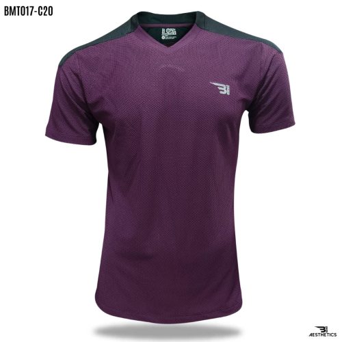 purple V-bond t-shirt