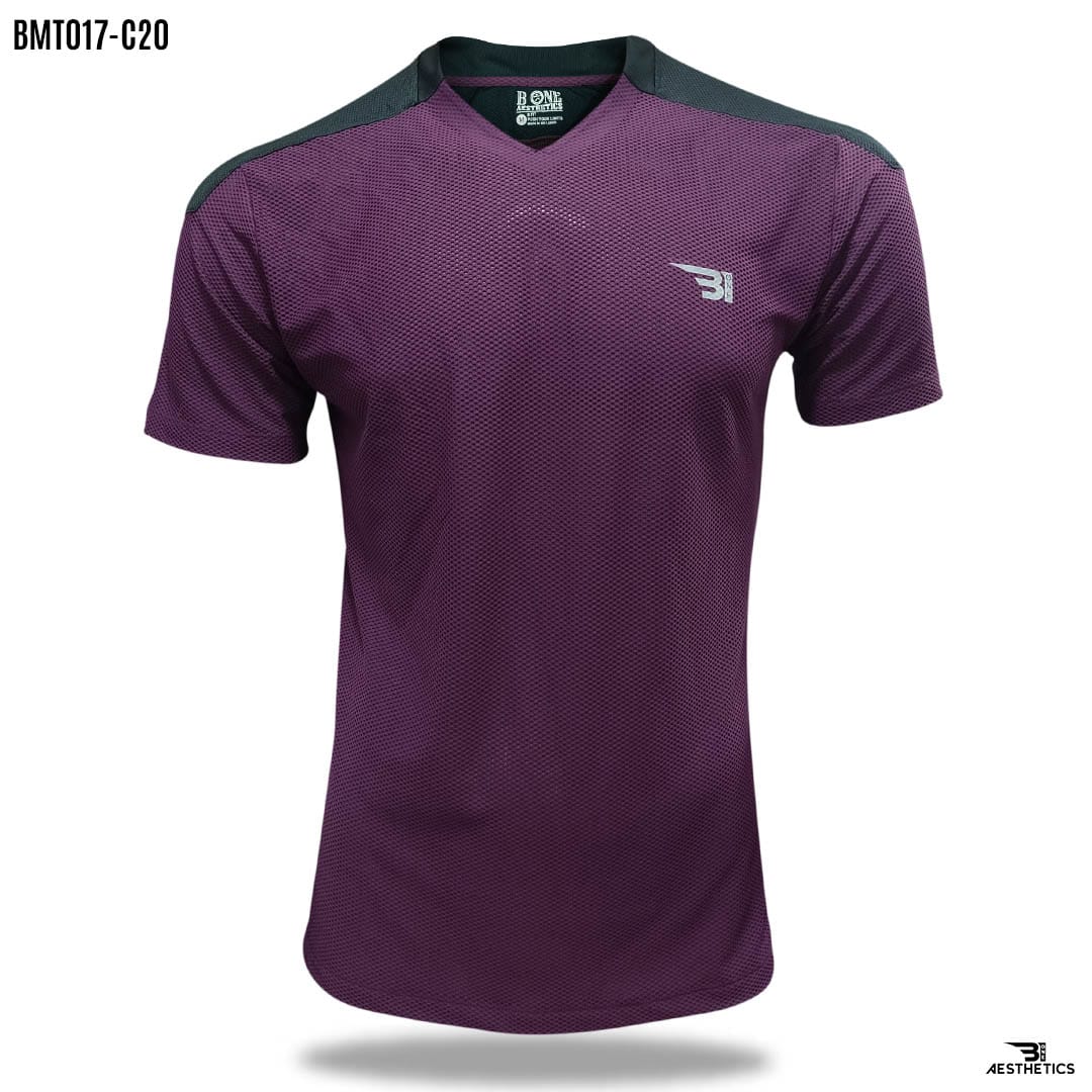 Best Men's V-Neck T-shirts Sri Lanka - B1 Aesthetics Red V-Bond Design