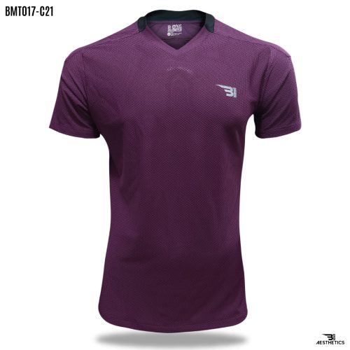purple V-bond t-shirt