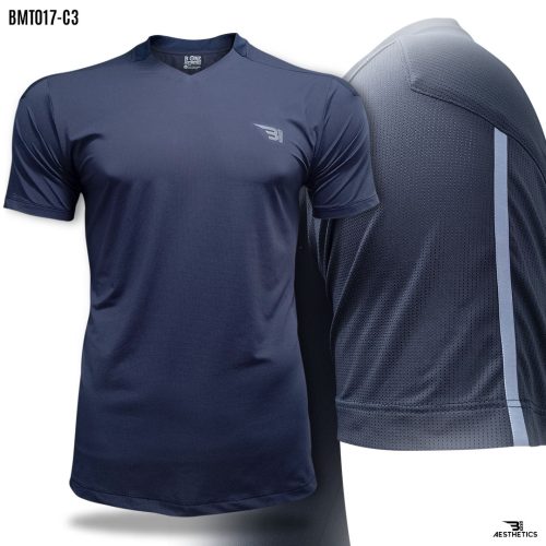 dark blue V-bond t-shirt
