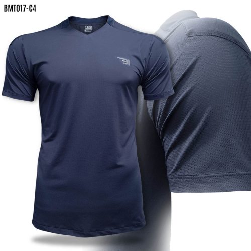 dark blue V-bond t-shirt