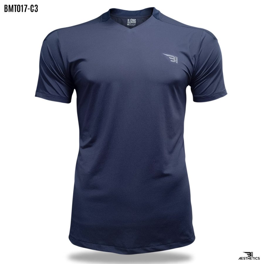 dark blue V-bond t-shirt