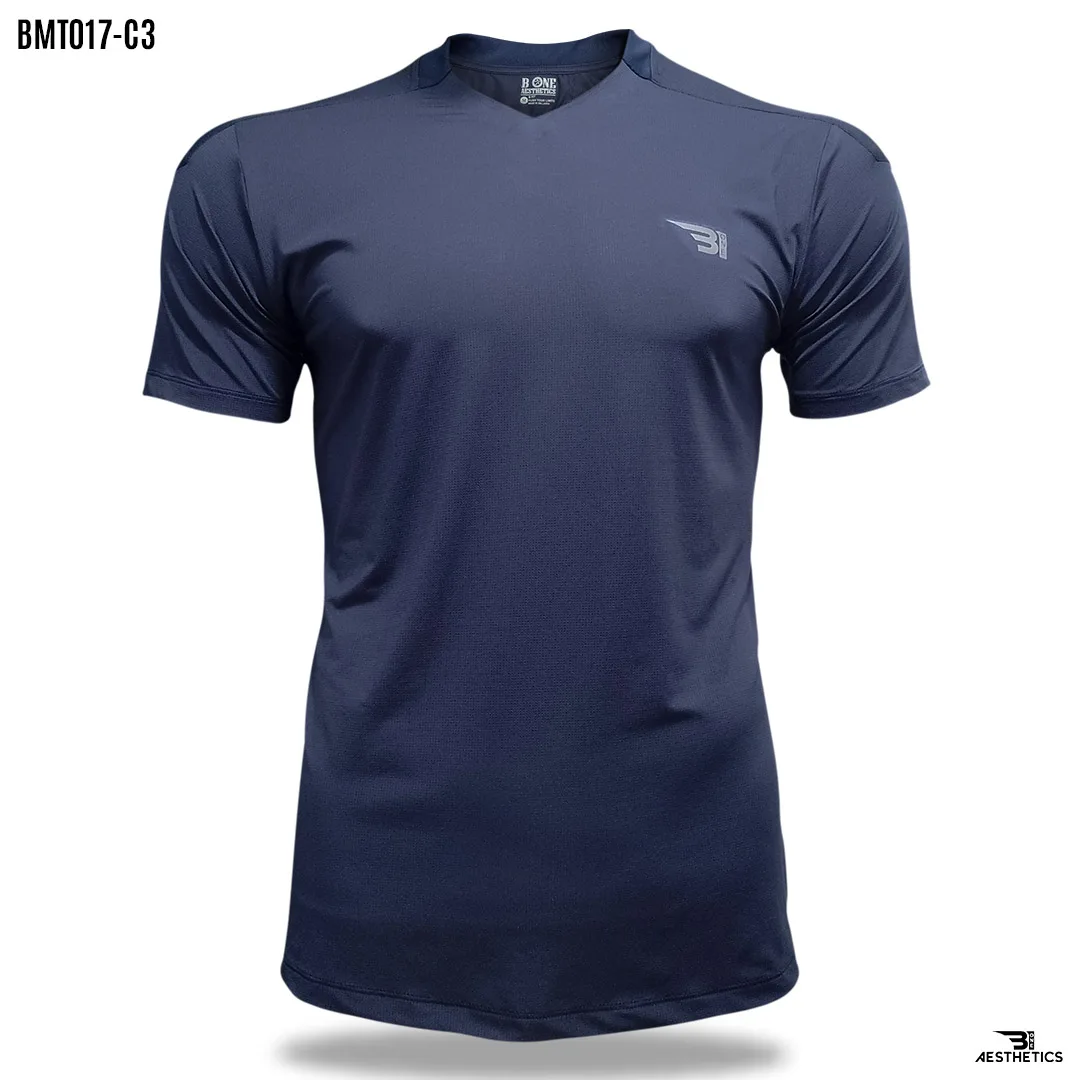 dark blue V-bond t-shirt