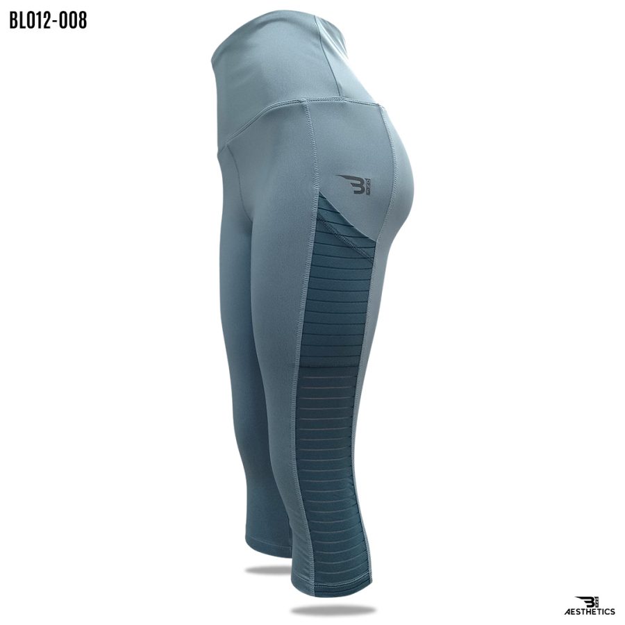 light gray knee length legging