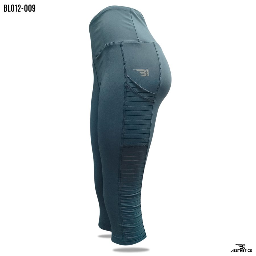 dark gray knee length legging