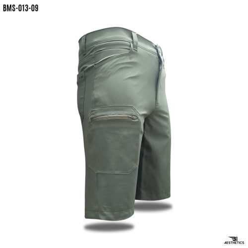 dark gray micro cargo shorts