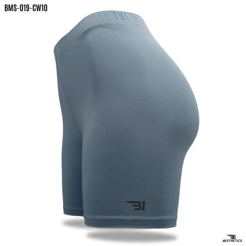 women's gray tight shorts