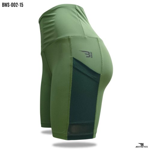 green sports tights