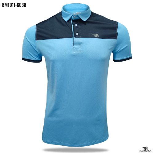 blueberry blue polo t-shirt