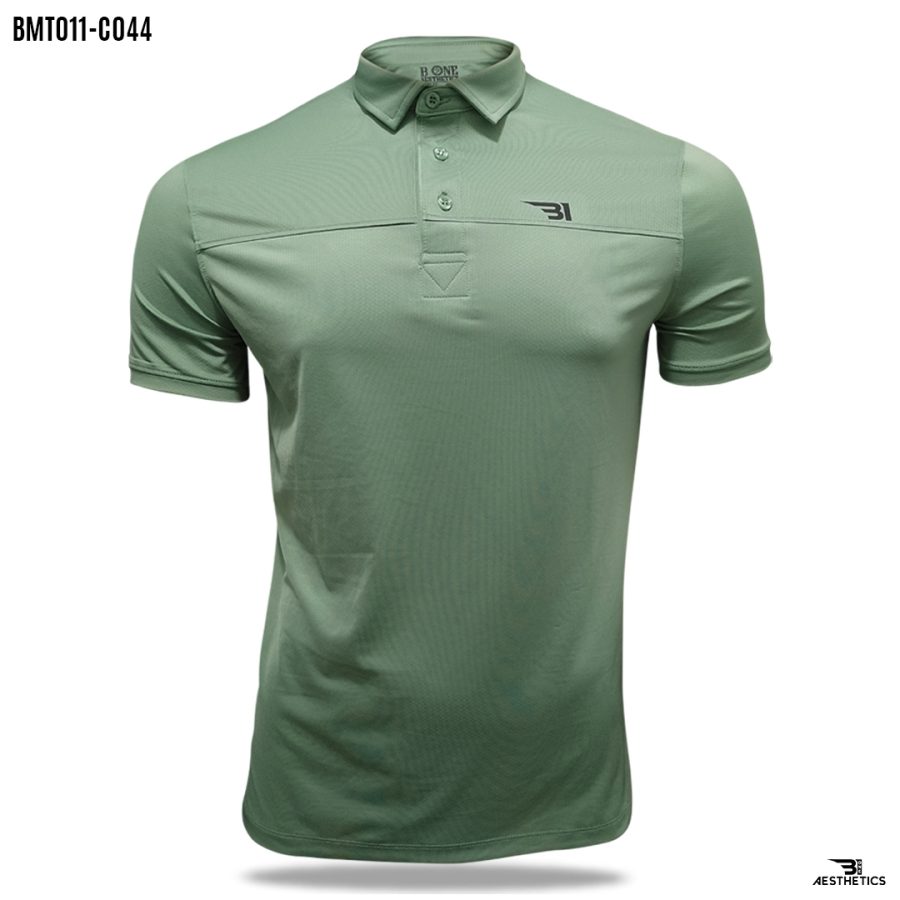 mint green polo t-shirt
