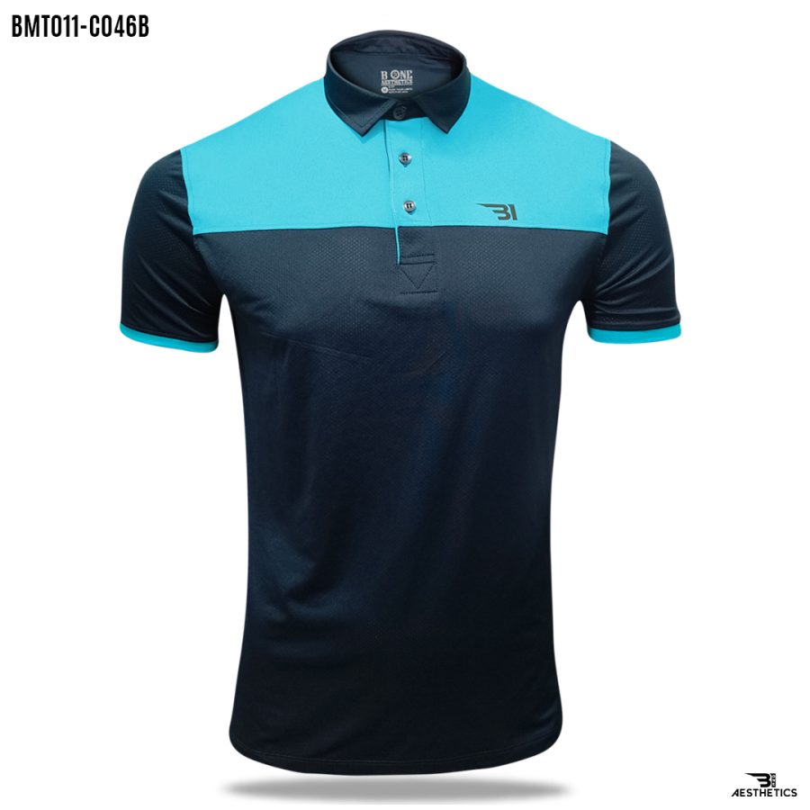navy blue polo t-shirt