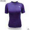 back contrast indigo T-shirt