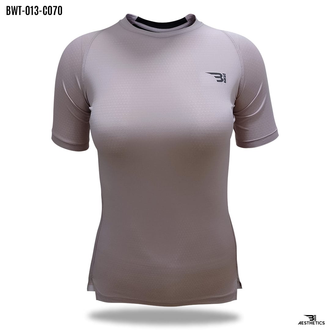 back contrast dusty pink T-shirt
